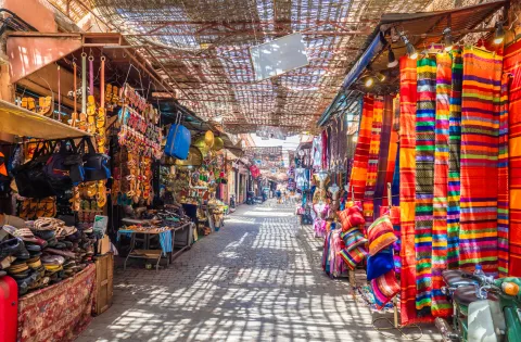 Le souk de Marrakech 